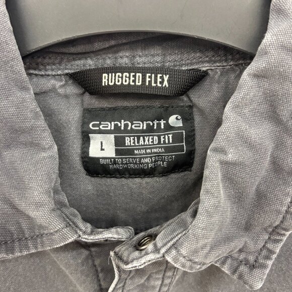 Carhartt Fleece lined Rugged Flex shirt jacket - Picture 2 of 9
